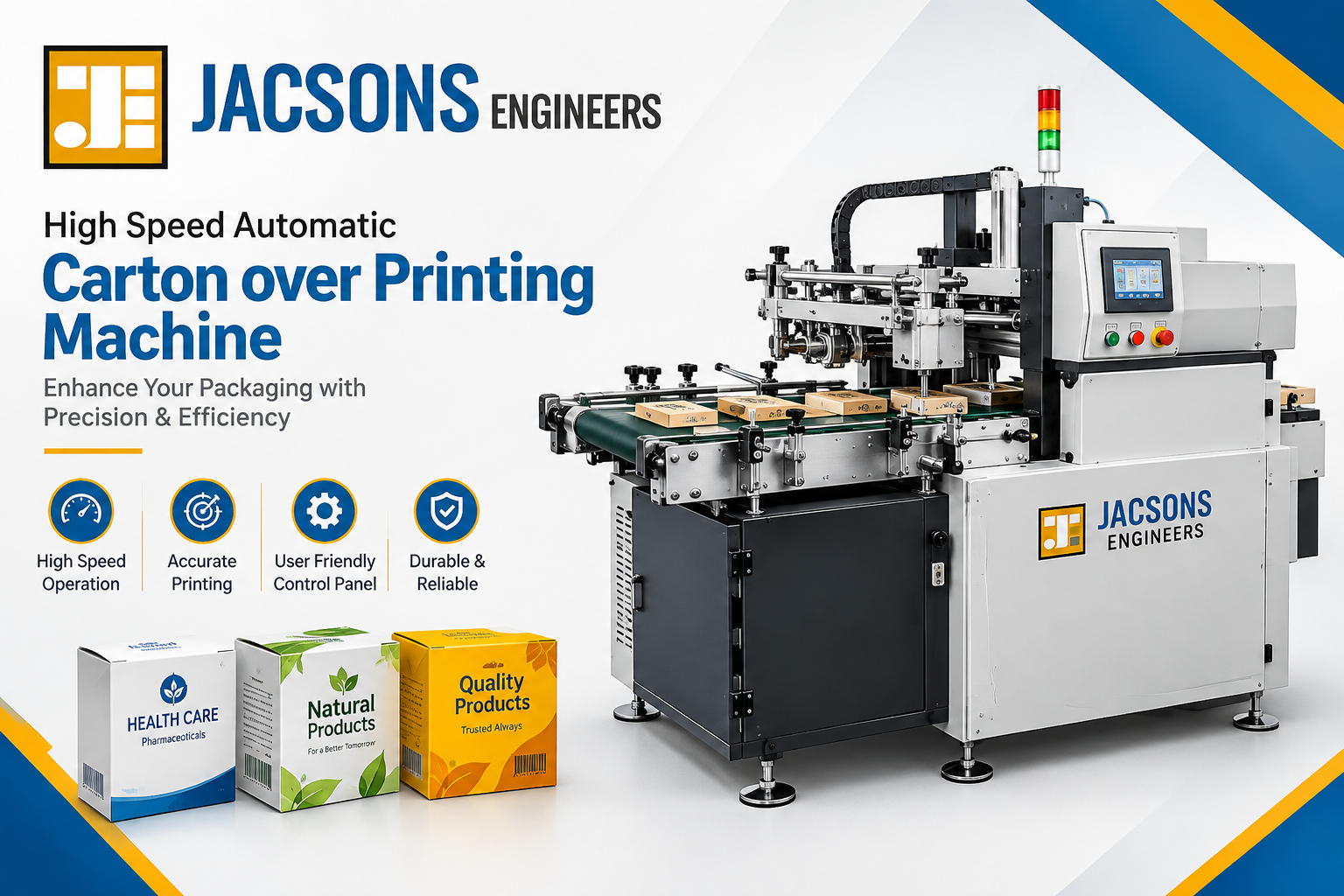 High Speed Automatic Big Size Label Over Printing Machine